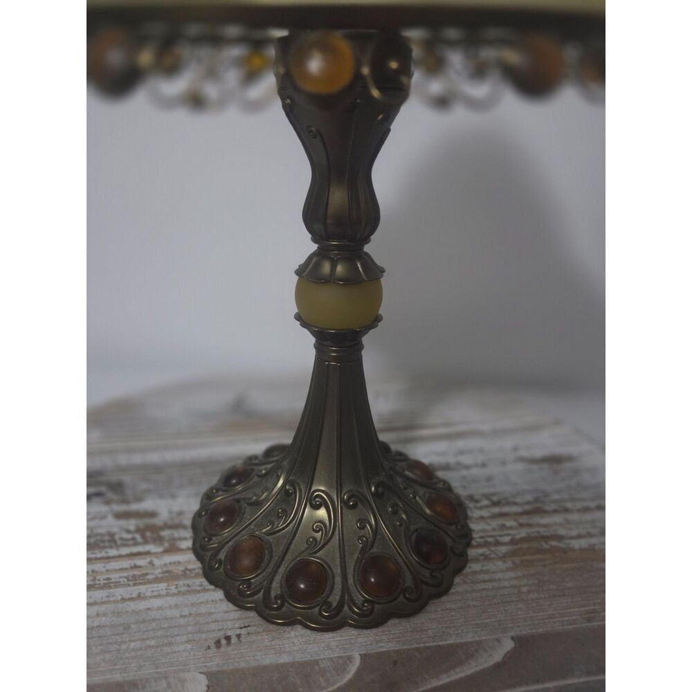 PARTYLITE Paris Retro Collection Bronze Tealight Lamp Candle Holder - Picture 3 of 8